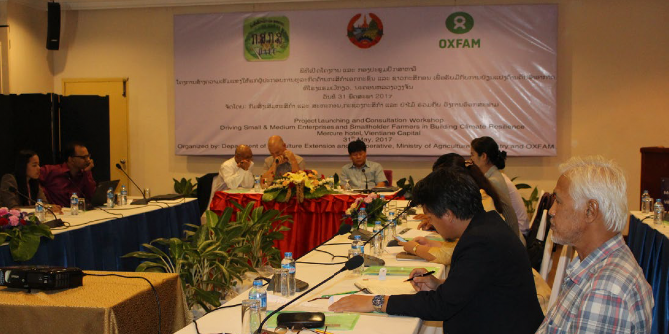Driving Small and Medium Enterprises and Smallholder Farmers in Building Climate Resilience project/Oxfam